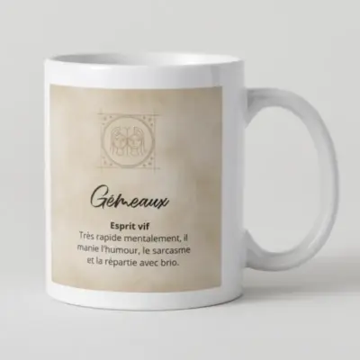 Tasse astrologique Gémeaux