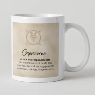 Tasse astrologique Capricorne