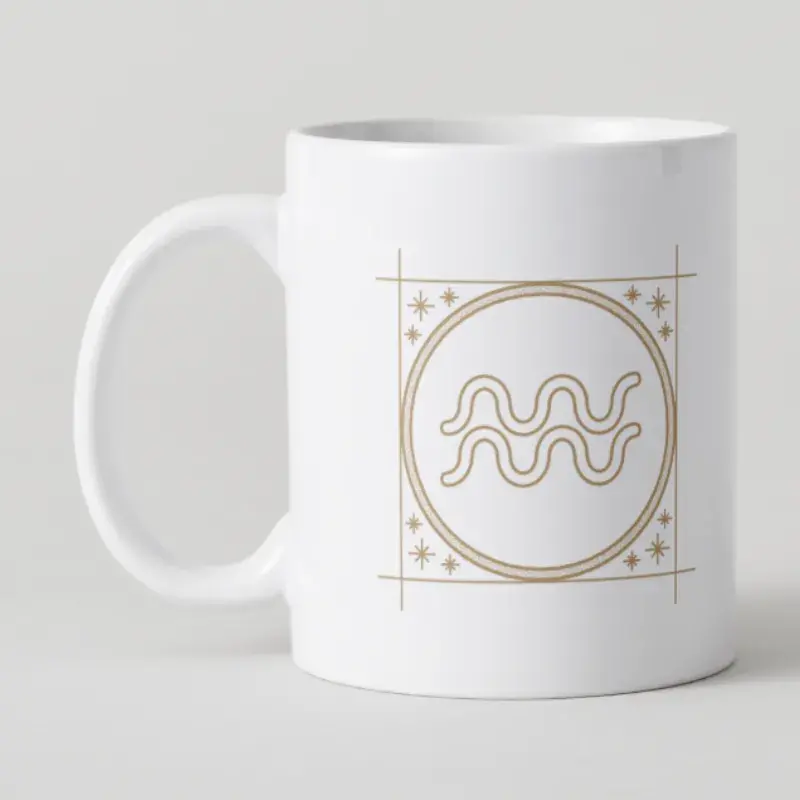 Tasse astrologique Verseau