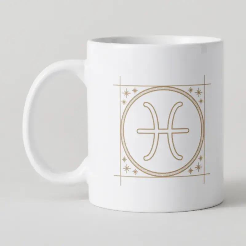 Tasse astrologique Poissons