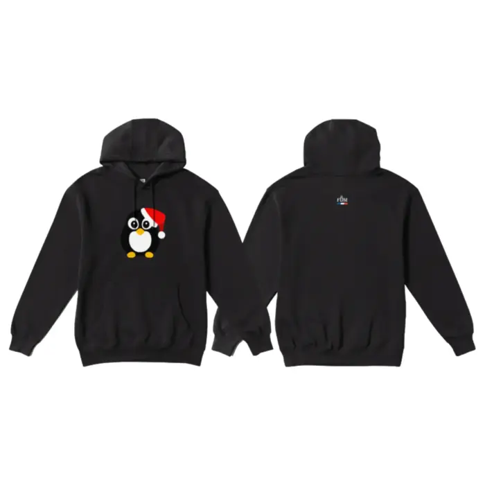 Sweat à capuche FDM Noël 2025 V27